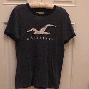 Grey-navy ☀️ Hollister T-shirt